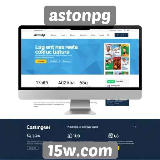 Análise do design e usabilidade do site Astonpg
